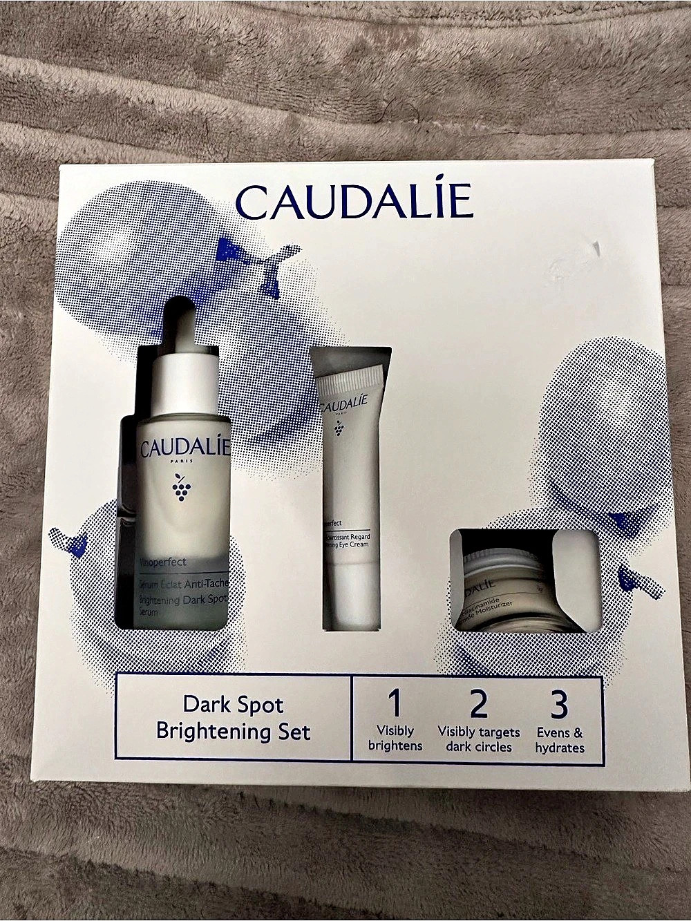 Caudalie Vinoperfect Dark Spot Brightening Set Skincare Set NWT